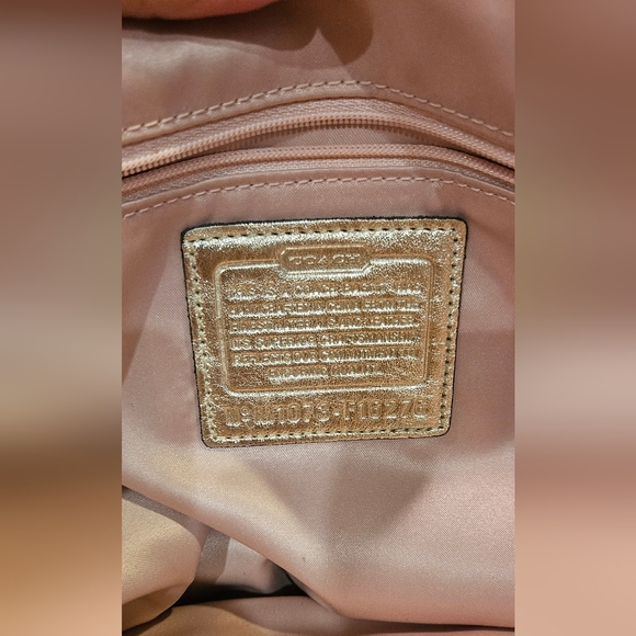 COACH SIGNATURE FLORAL TOTE PURSE - Picture 3 of 8